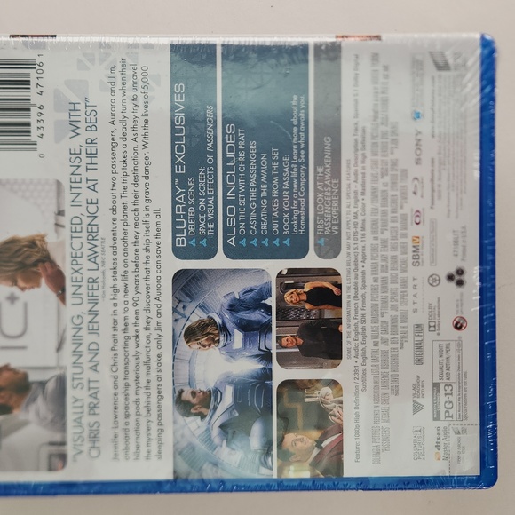 PASSENGERS Blu Ray Previously Viewed Factory Sealed - Picture 4 of 10